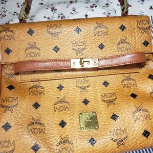 MCM kelly style bag